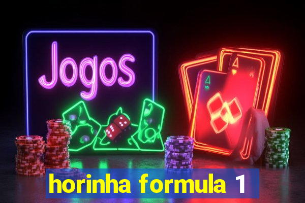 horinha formula 1